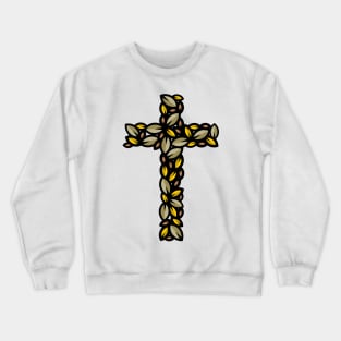 The cross is a symbol of the crucifixion of the Son of God for the sins of mankind. Crewneck Sweatshirt